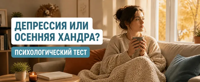 Депрессия или осенняя хандра: психологический тест