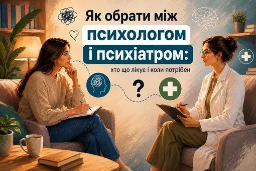 Як обрати між психологом і психіатром: хто що лікує і коли потрібен