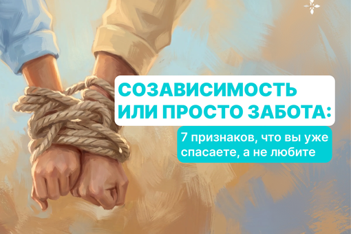 Созависимость или просто забота: 7 признаков, что вы уже спасаете, а не любите