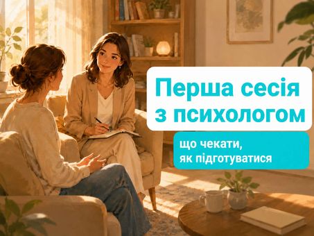 Перша сесія з психологом: що чекати, як підготуватися і коли міняти терапевта