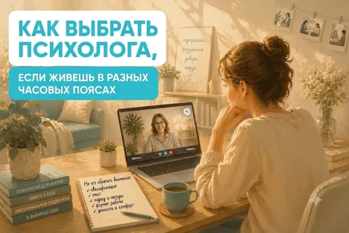 Как выбрать психолога, если живешь в разных часовых поясах
