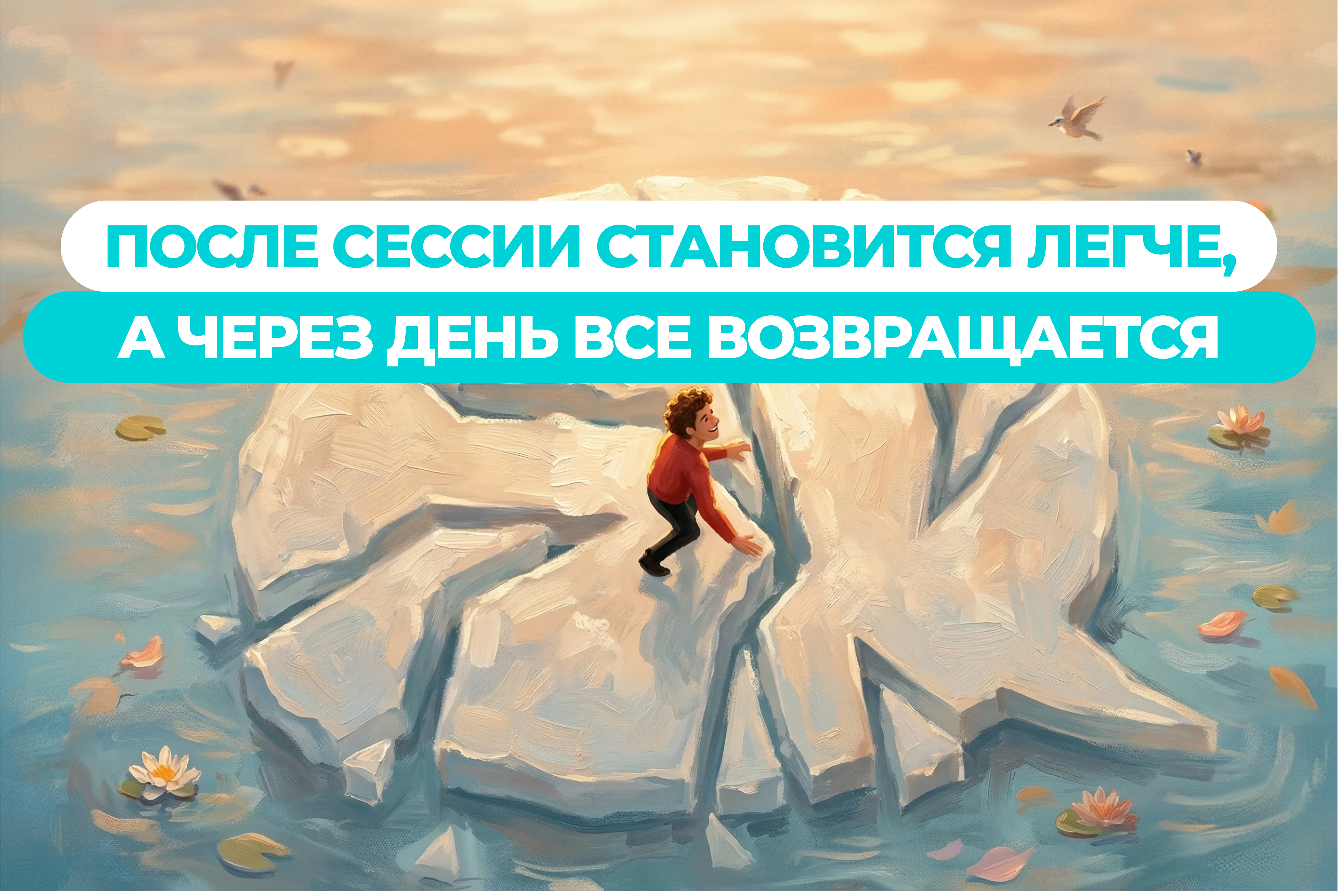 Почему после сессии становится легче, а через день все возвращается