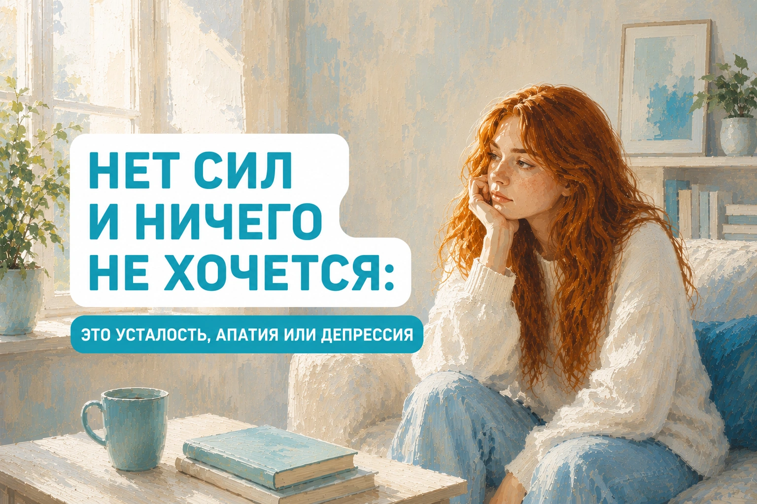 Нет сил и ничего не хочется: это усталость, апатия или депрессия