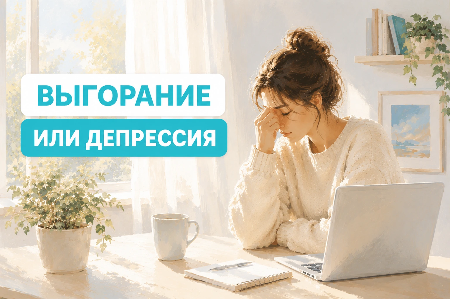 Выгорание или депрессия: как понять, что с вами происходит