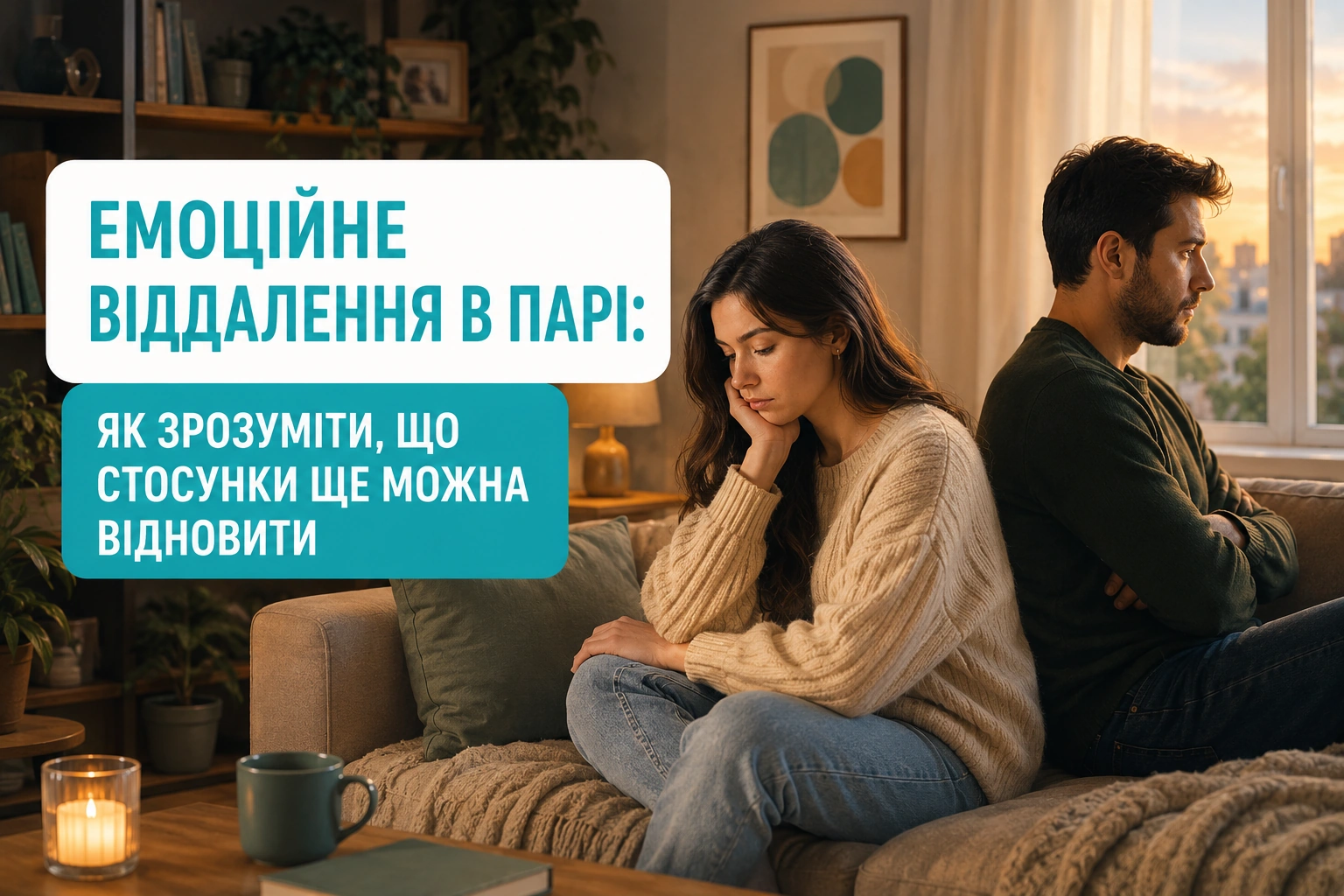 Емоційне віддалення в парі: як зрозуміти, що стосунки ще можна відновити